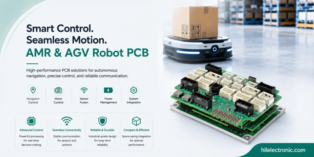 AMR and AGV Robot PCB for Navigation, Battery Power, Safety and Fleet Reliability