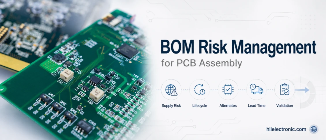análise de risco de fornecimento de componentes de montagem de PCB
