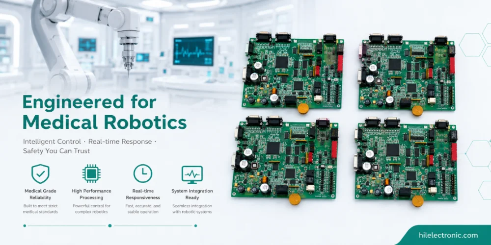 Medical Robot PCB for IEC 60601, Traceability, Sterilization and Long-Term Support