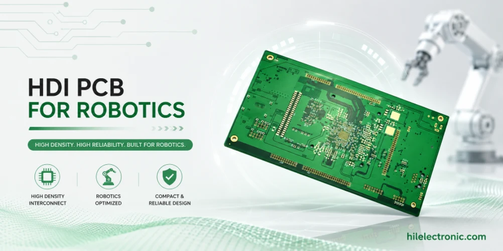 HDI PCB for robotics stackup