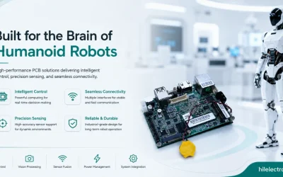 Humanoid Robot PCB for Joint Controllers, Perception, AI Compute and Power