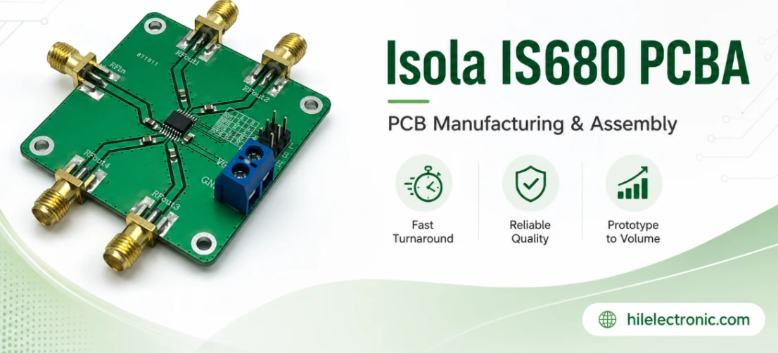 Isola IS680 PCB manufacturing