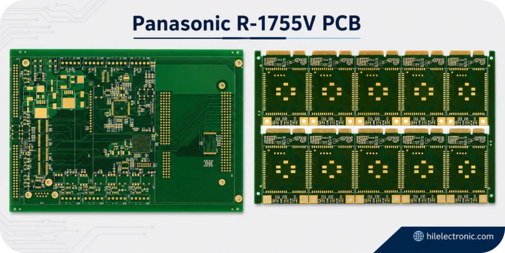 Panasonic R-1755V PCB fabrication for high-reliability electronics
