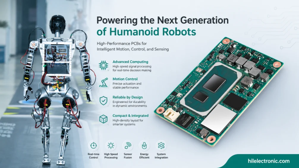 humanoid robot PCBA for next-generation motion and perception platforms