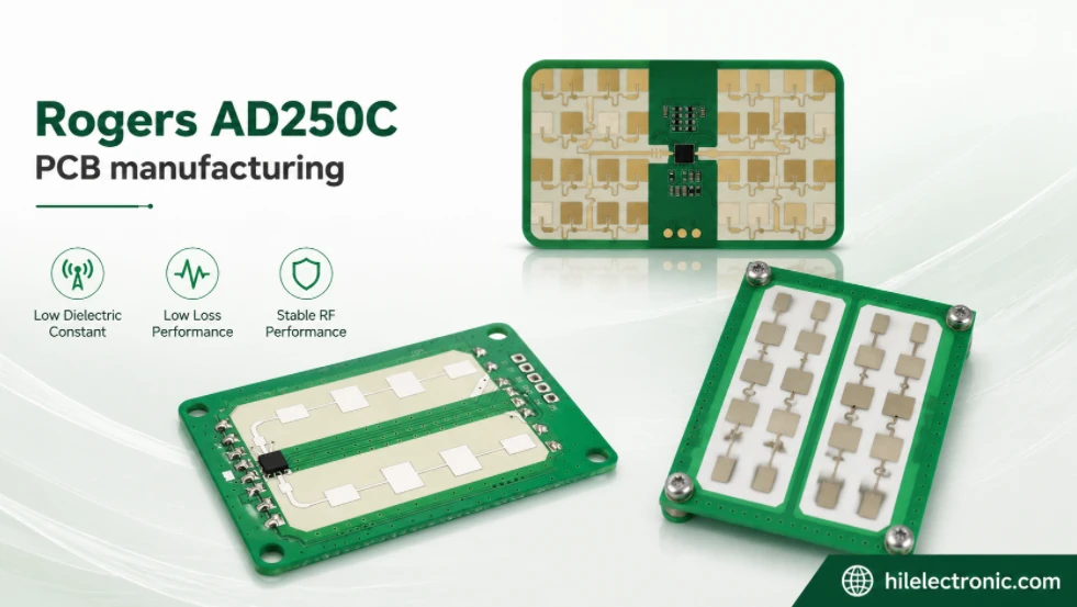 Rogers AD250C low-PIM antenna PCB