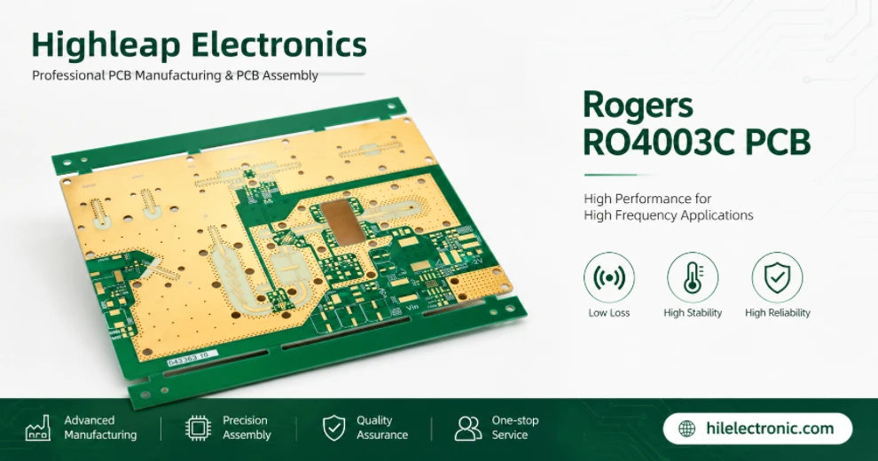 Rogers RO4003C PCB manufacturing