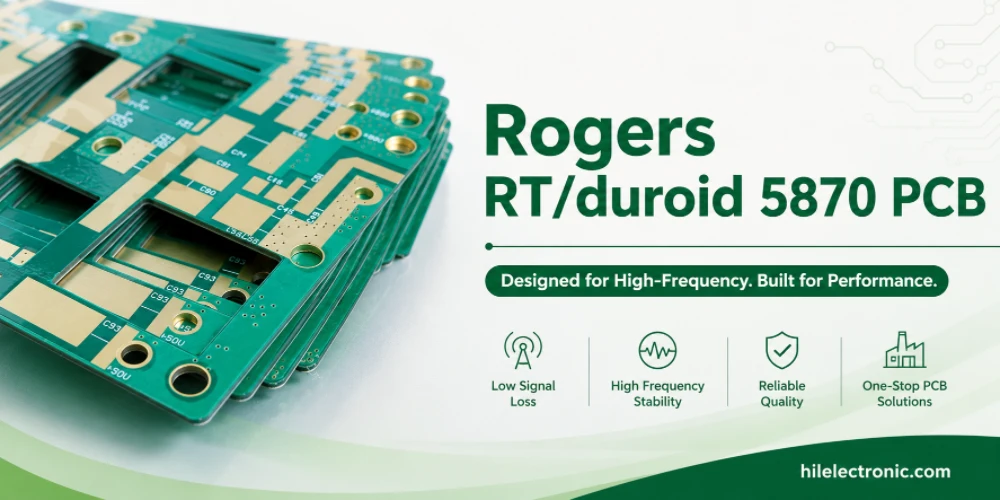 RT/duroid 5870 PCB Manufacturer for Low-Loss PTFE RF Circuits