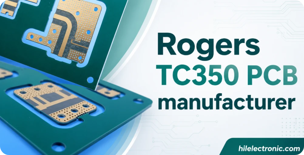Rogers TC350 PCB Manufacturer for RF Power Amplifier Boards