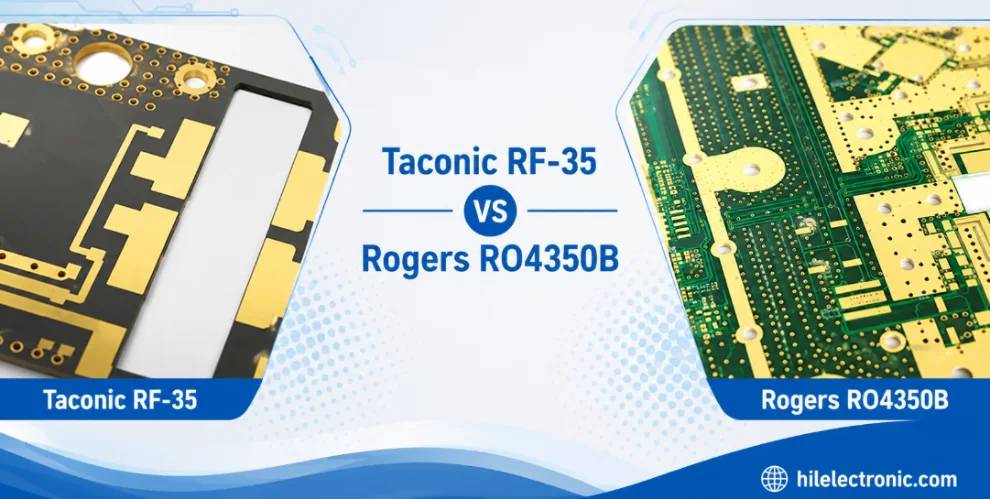 Taconic RF-35 vs Rogers RO4350B PCB Manufacturing