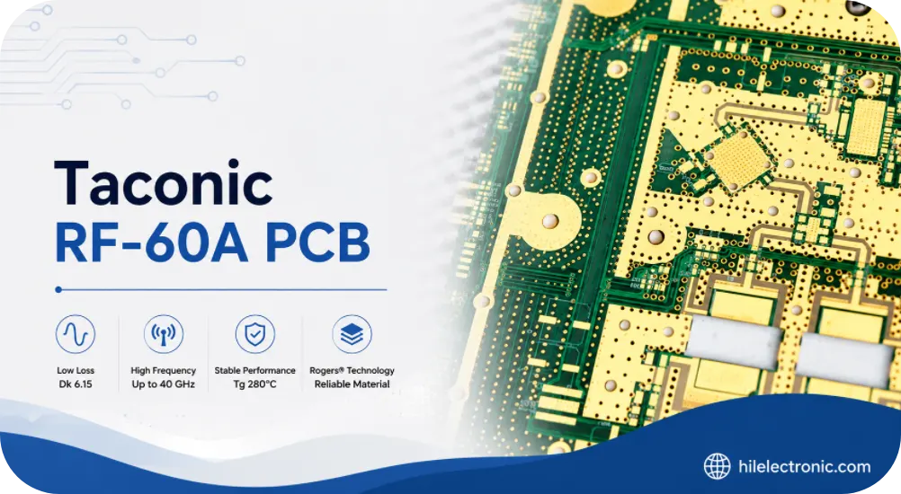 Taconic RF-60A PCB Manufacturer for Compact High-Dk RF