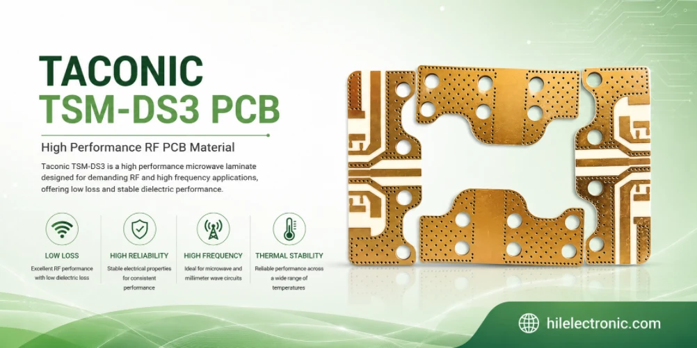 Taconic TSM-DS3 PCB fabrication