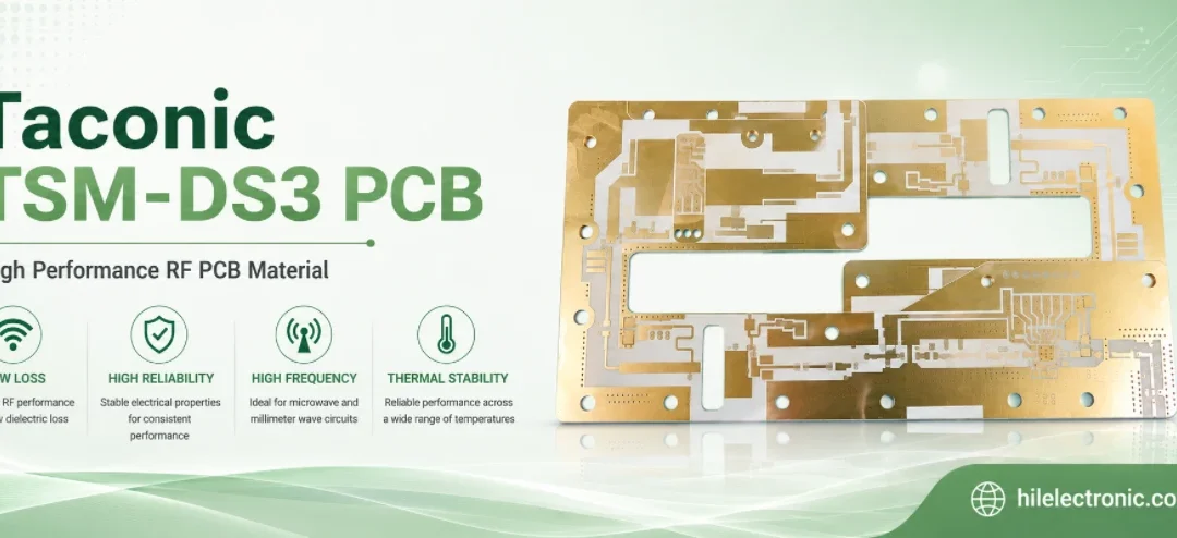 Taconic TSM-DS3 PCB Manufacturer for Thermally Stable RF Multilayers