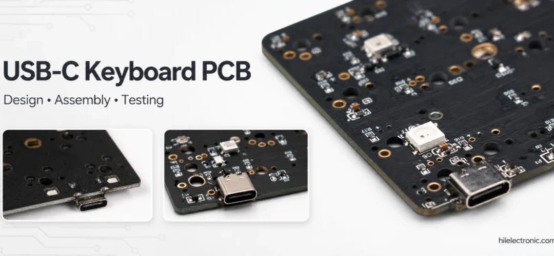 USB-C Keyboard PCB Manufacturer | ESD & Power Protection