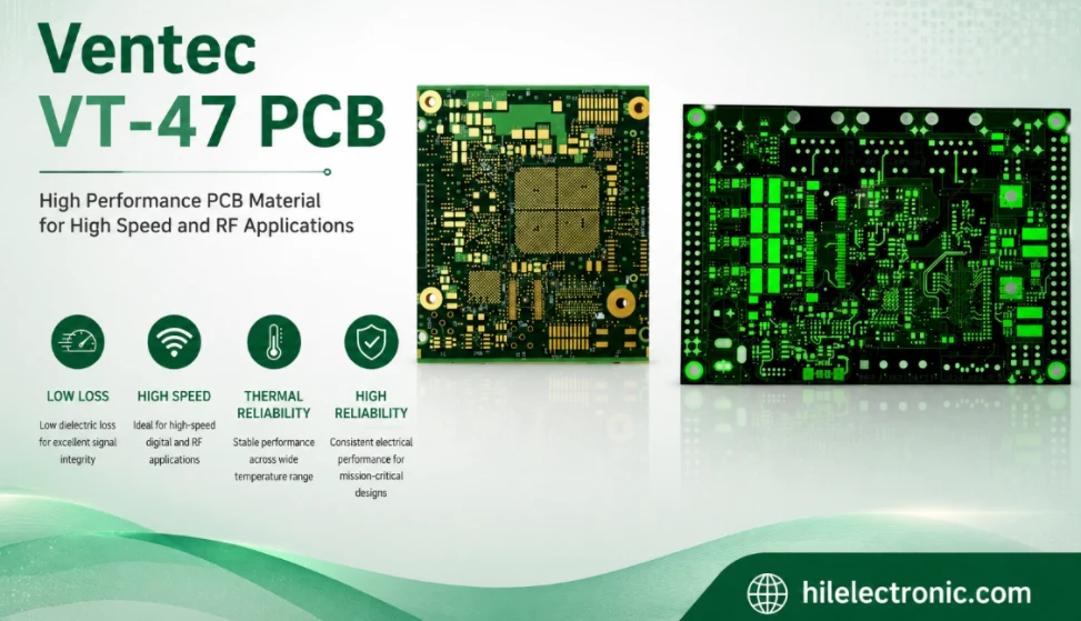 Ventec VT-47 PCB Manufacturer for Reliable High-Tg FR-4 Multilayers