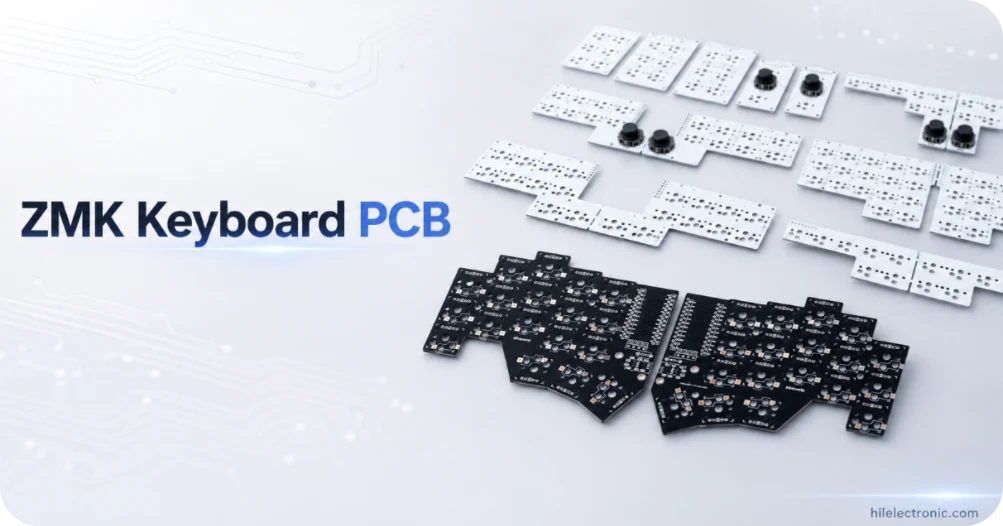 ZMK Keyboard PCB Manufacturing & Assembly
