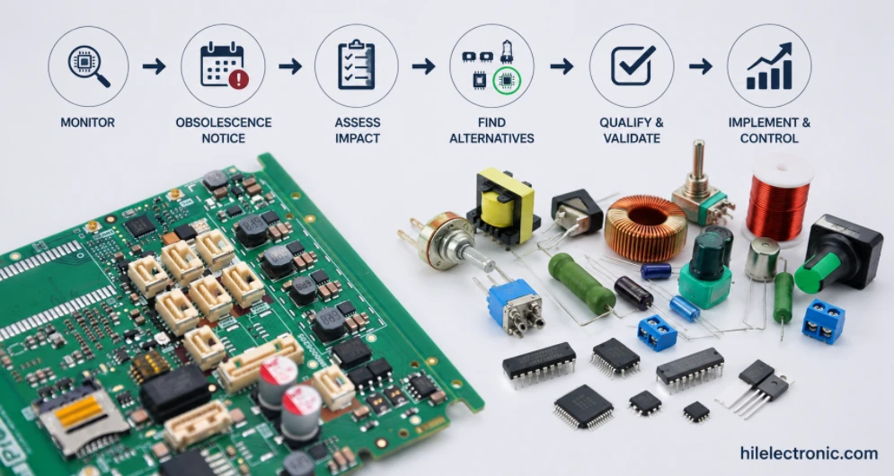 Gestão da obsolescência de componentes Montagem de PCB