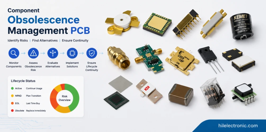 PCB assembly component lifecycle risk management