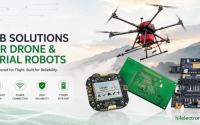 Drone and Aerial Robot PCB for Flight Control and ESC Reliability