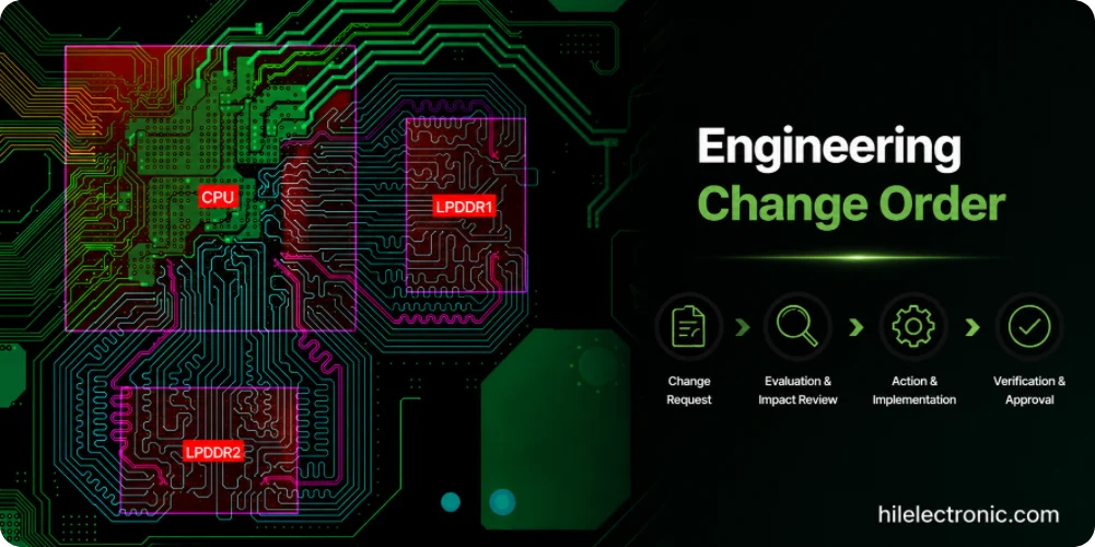 Engineering change order for PCB assembly control