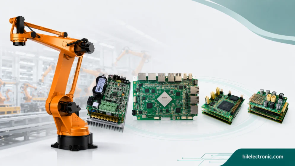 工业机器人PCB，用于控制器、伺服驱动器、安全和认证
