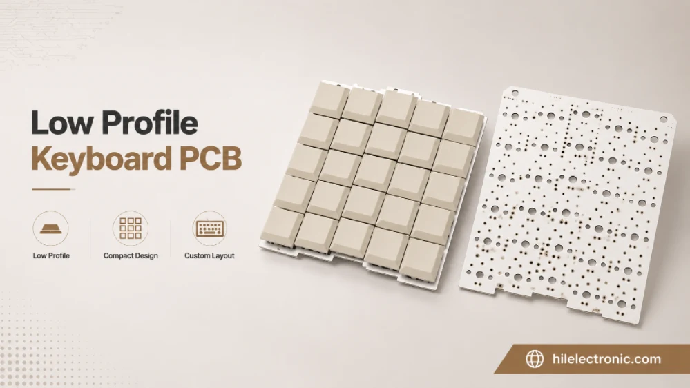 Low-Profile Keyboard PCB Manufacturing & Assembly
