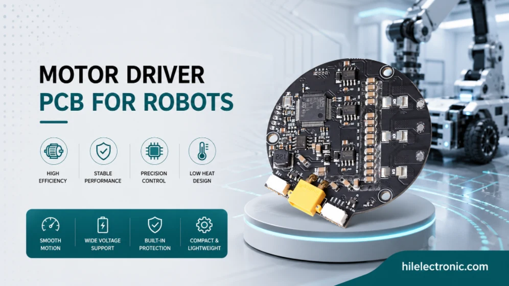 Motor Driver PCB for Robots: Power Stage, EMI and Protection