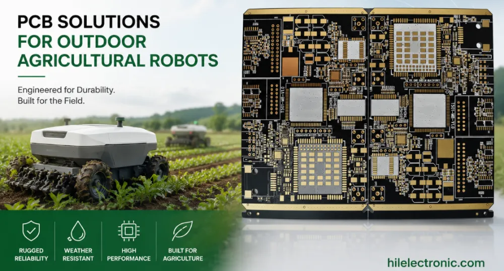 Outdoor Agricultural Robot PCB for Rugged Field Electronics