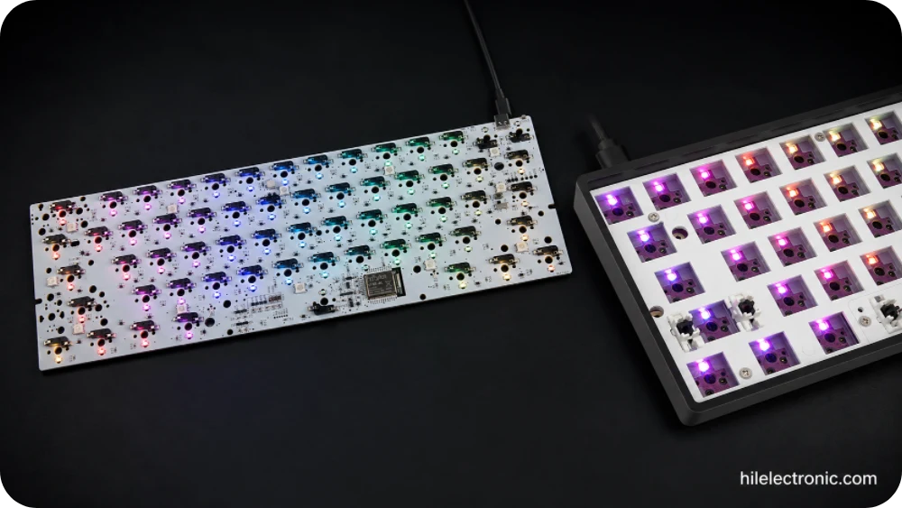 Per-Key RGB Keyboard PCB Manufacturer & LED Assembly