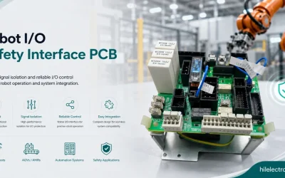 Robot I/O and Safety Interface PCB for E-Stop, Isolated I/O, PL and SIL