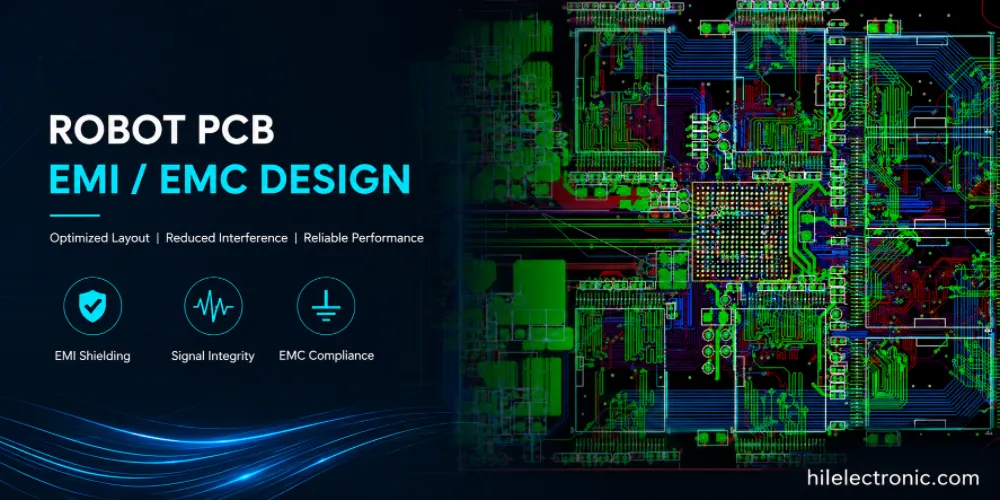robot PCB EMI EMC layout