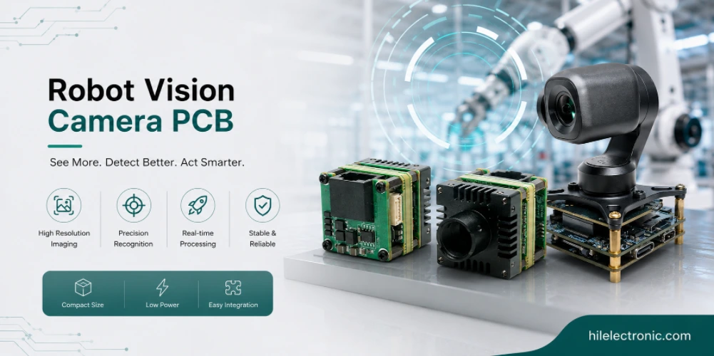 robot vision camera PCBA for AI processing and multi-camera systems