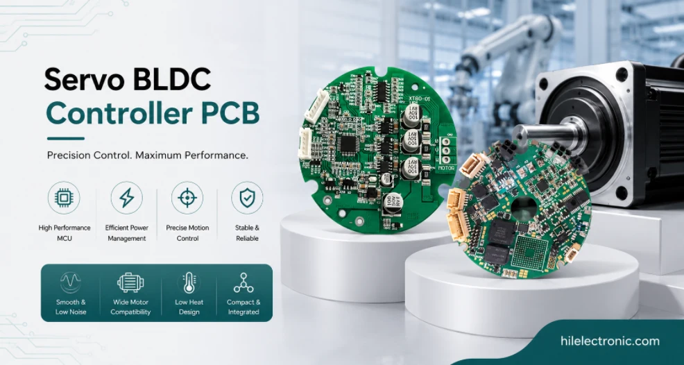 servo and BLDC controller PCB design for encoder feedback and FOC