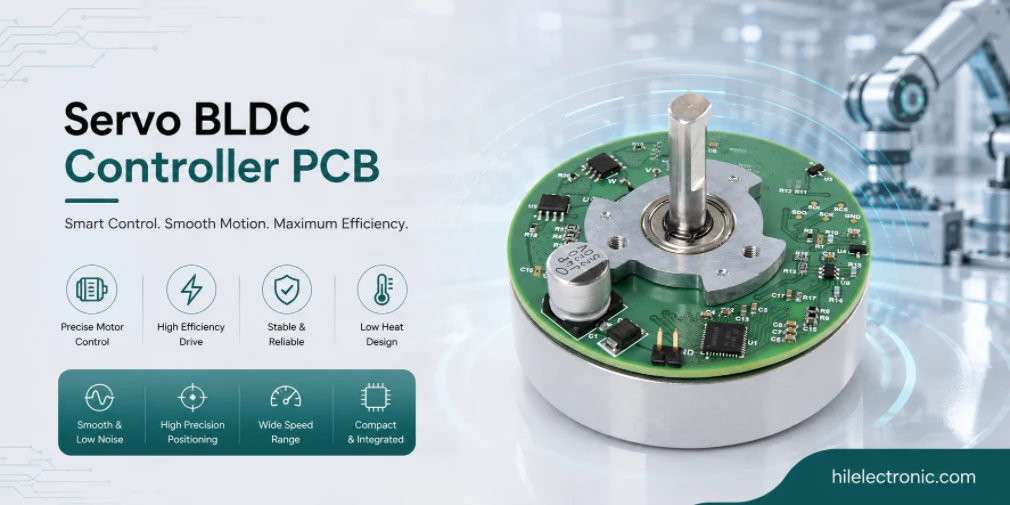 Servo and BLDC Controller PCB Design and Manufacturing