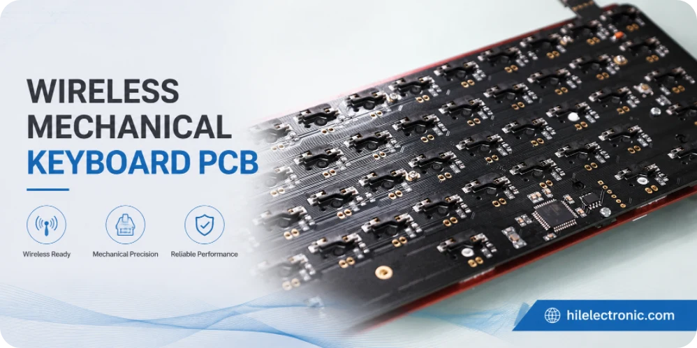 Wireless Mechanical Keyboard PCB Manufacturing