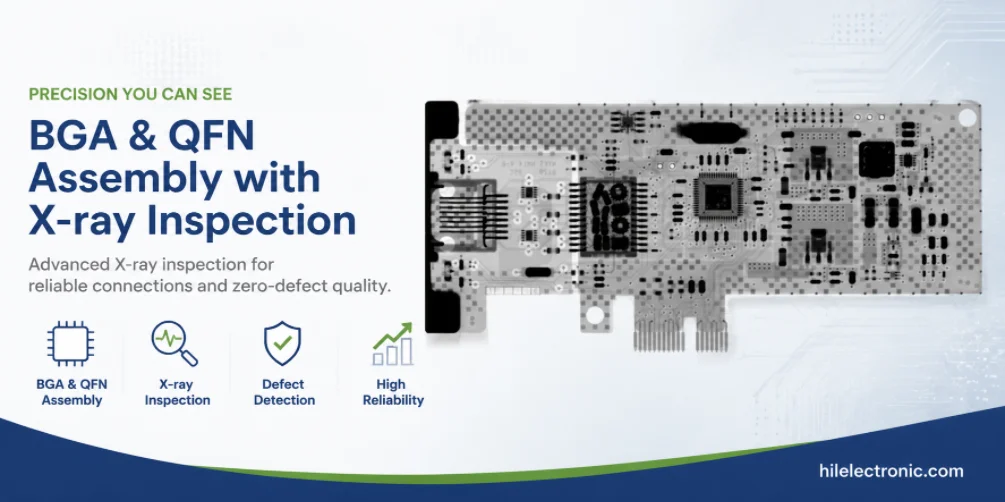 BGA and QFN Assembly With X-Ray Inspection for Hidden Solder Joints