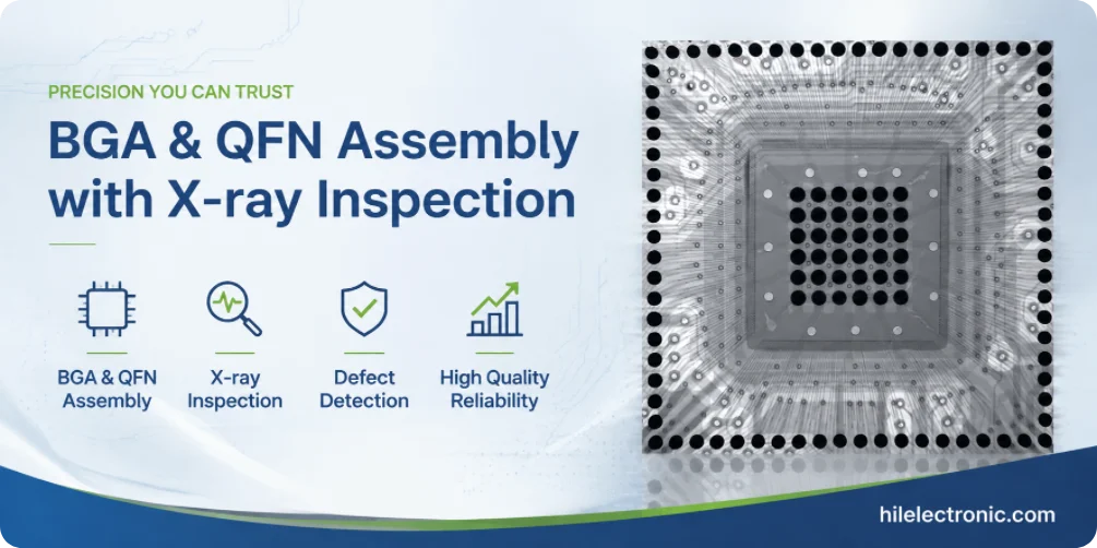 X-ray inspection of BGA and QFN solder joints