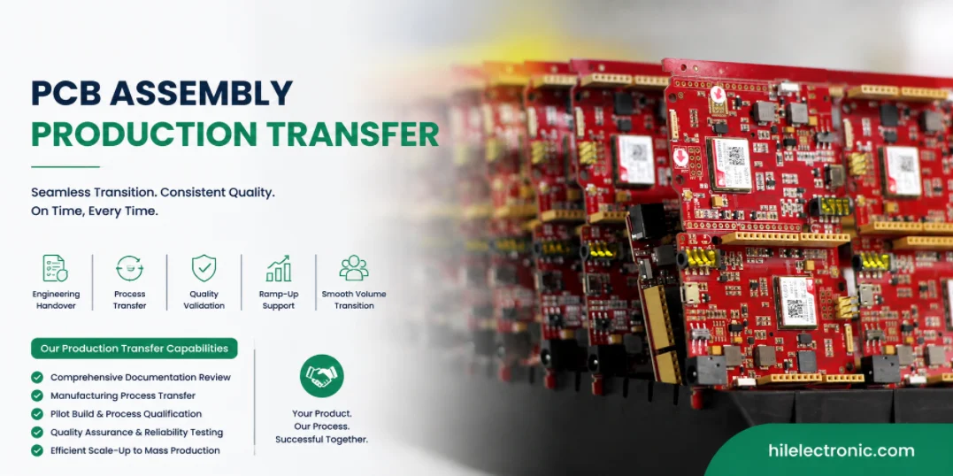 PCBA supplier transfer with file and material handover