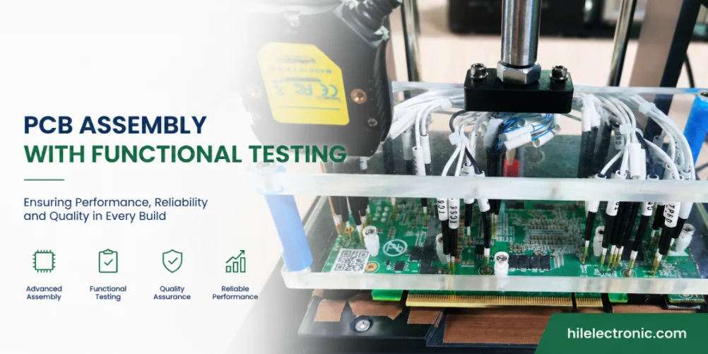 PCBA functional testing with programming and pass-fail limits