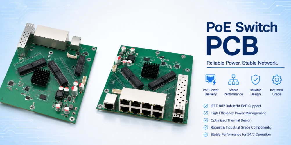 PoE switch PCB