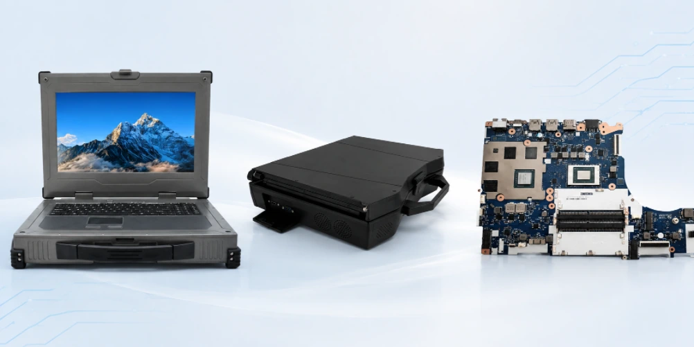 Rugged laptop motherboard PCB assembly