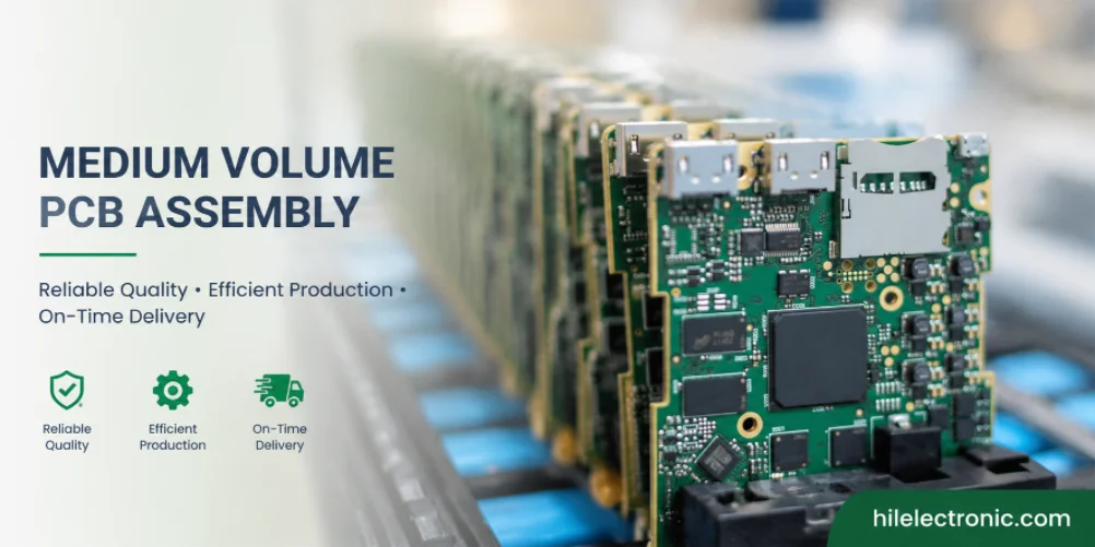Medium Volume PCB Assembly for Stable Repeat Orders