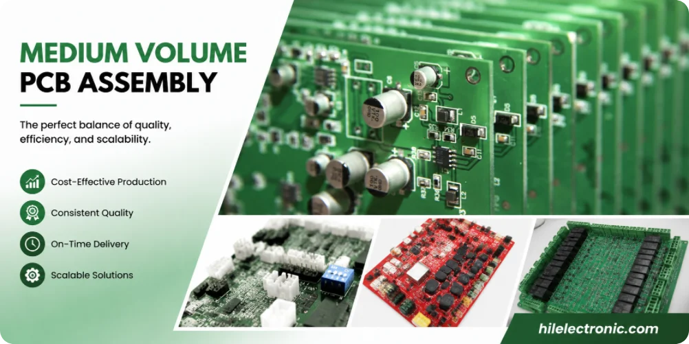 Medium volume PCBA production with scalable manufacturing support