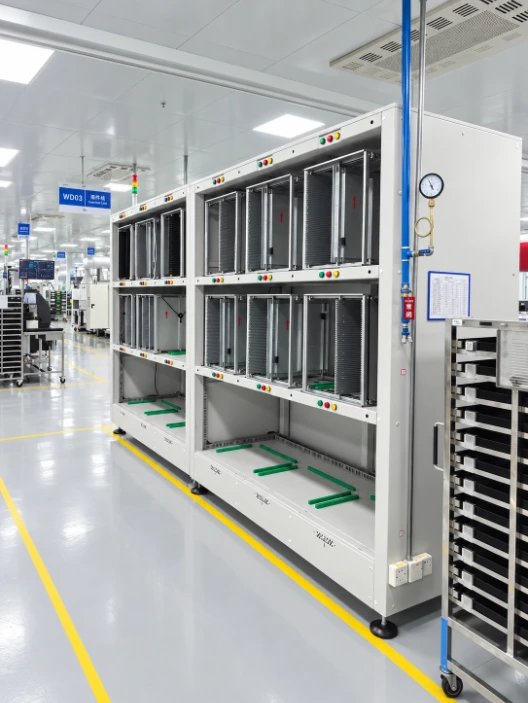 High volume PCBA production line for repeatable manufacturing runs