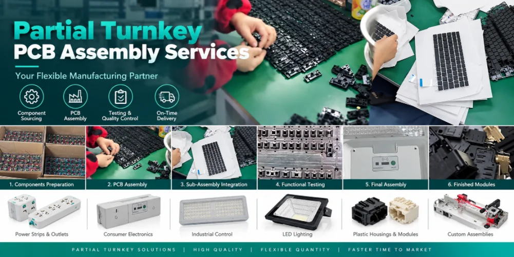 Partial Turnkey PCB Assembly Services