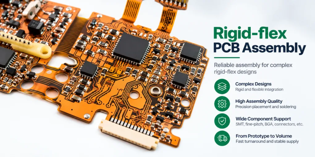 Ansamblu PCB rigid-flex pentru prototip și producție