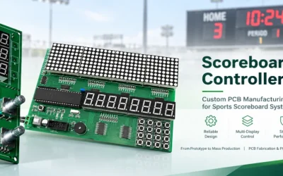 Scoreboard Controller PCB Design and Manufacturing