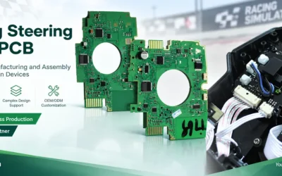 Gaming Steering Wheel PCB Manufacturing & Assembly for Button, Paddle, Encoder and Display Wheel-Rim Modules