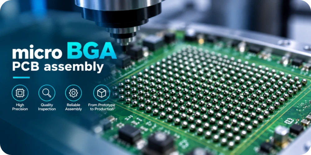 micro BGA PCB assembly
