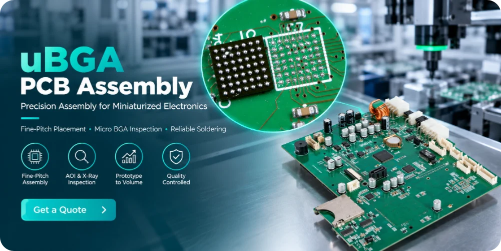 uBGA PCB assembly