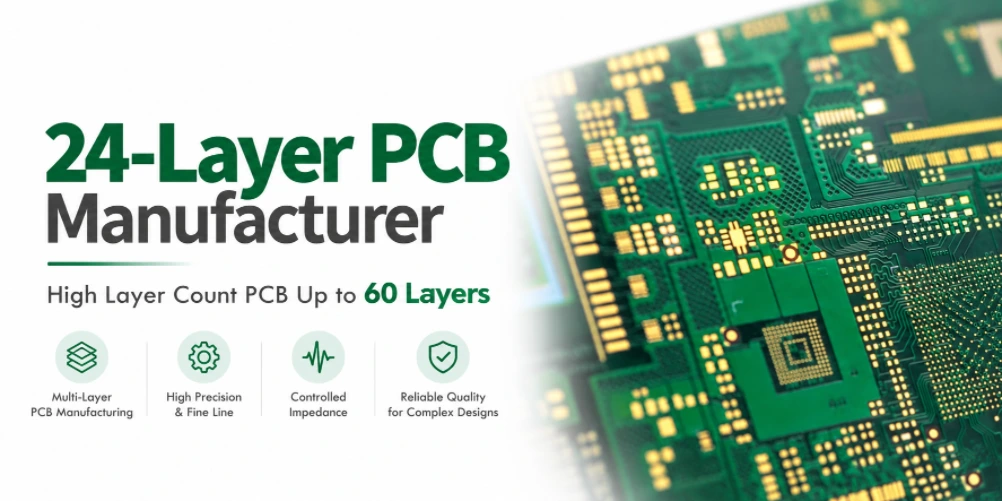 High-layer-count PCB with fine routing and dense component pads